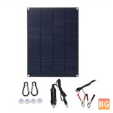Solar Panel for Camping Car or Boat - 6W 18V