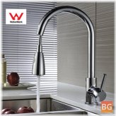 Chrome Kitchen Faucet with Dual Spray