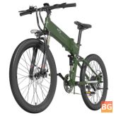 Bezior X500Pro - 10.4AH Electric Bicycle with 100km Mileage and Assist Mode