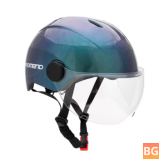 Helmet with Visor and Aero Lens for Motorcycle Electric Scooter Bicycle