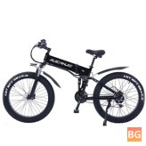 Electric Bicycle - RUICANJIE R5 48V 12.8AH 1000W SpokeWheel 26x4.0inch