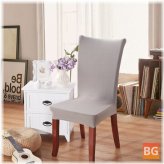 Computer Dining Room Chair Cover with Elegant Fabric