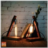 Wooden Plug E27 for Loft Retro Table Lamp - UK