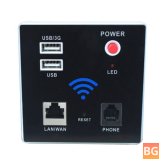 2.4GHz Wifi Router - Wall-embedded Wireless AP Repeater