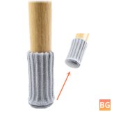Home Essentials Double Layer Chair Leg Socks - Knit Table Floor Protector