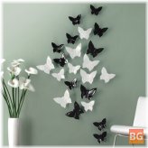 3D Resin Butterfly for Home Decoration - Wallpaper Back Ground