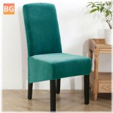 Dining Chair Cover with Elastic Seat Protector - Stretch Fit for Dining Room and Home Office