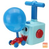 Toy Air Balloon Car with Inertial Power - Pressure Powered