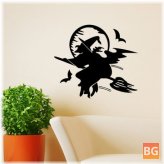 Halloween Sticker Set - Witch Pattern - Removeable Wall Stickers