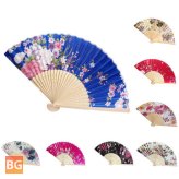 Summer Vintage Bamboo Fan - Chinese Dance Pocket Fan