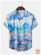 Casual Shirts with Holiday Tie Dye Patterns
