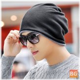 Wearable Beanie with Elastic Stretch and Color - Pure Color