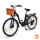 Electric bicycle with 36V, 12.5Ah, 300W, 26in, 50km/h top speed, and 120kg payload