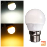 Warm White Globe Light Bulb with 8 SMD 2835 LEDs
