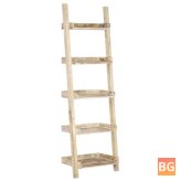 Mango wood ladder cabinet with 75x37x205 cm