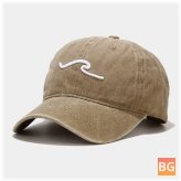 All-Match Baseball Cap with Stereo Embroidery Pattern