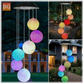 Aeolian Hanging Globe Lights - Waterproof and Solar Powered