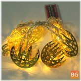 LED Christmas Tree Lamp with String Lights - 1.65M
