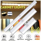 Ultra-Thin Wireless Cabinet Lights with Motion Sensor