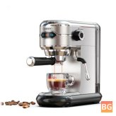 HiBREW H11 Espresso Maker - 1450W - 1.1L - 19Bar - High Extraction - 25s - Rapid Heating - Single/Double - Cup - Coffee Maker