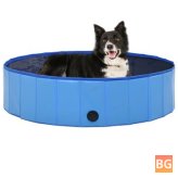 Blue Dog Bath Tub for Cats - PVC