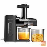 Blitzhome BH-JC01 Cold Press Juicer - 2-Speed Modes - Slow Masticating Juicer for Vegetable and Fruit