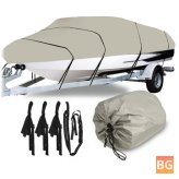 Fish Ski Boat Cover with 210D Heavy Duty Fabric