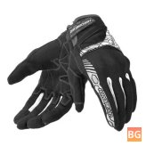 Motorcycle gloves with touch screen