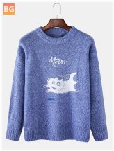 Animal Car Pattern Sweater for Men