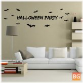 Halloween Wall Sticker Set with removable stickers
