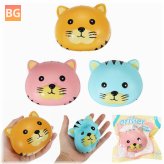 Soft Toy Ball with Tiger Face - 10cm