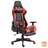 Game Chair with Foot Rest - Red