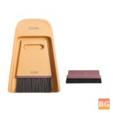 Mini Broom and Dustpan Combo - Portable Cleaning Brush for Desktop Tools