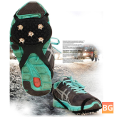 Ice Skating Claw Shoes Cover with 1 Pair of 5 Tooth Cramps