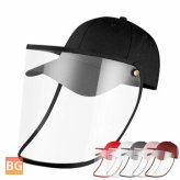Anti-Fog Protective Baseball Cap with Removable Mask