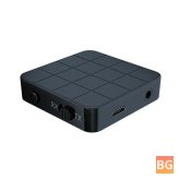 Bluetooth 5.0 Audio Adapter - Streaming Low Latency Apt 200mAh Battery