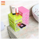 Desktop Organizer - Multi-Layer Plastic - Drawer Storage Box - Detachable Jewelry - Makeup Cabinets - Nail Storage Case