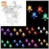 String Curtain Lights - Christmas Lights - 3.5 m 100 SMD Five-Pointed Star LED