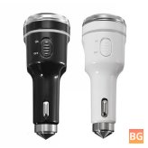 Car Charger with Shaver and Hammer