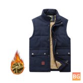 Wool Vest with Water Repellent - Multi-Functional