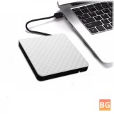 DVD RW Burner - Slim - Carbon Grain - Reader - For PC Laptop