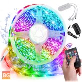 RGB Strip Lights with 12V DC Power - 32.8ft/16.4ft