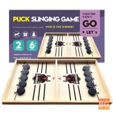 Table Hockey Board Game for Kids - Fast Sling Puck Board Game
