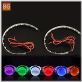 LED Headlights Lens Light Strips - Devil Eyes Modified Car Motorcycle Accessories