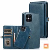 2-in-1 Wallet with Slot for iPhone 12 and a Magnetic Flip cover