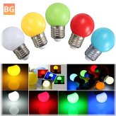 E27 3W PE Frosted LED Globe - Colorful White, Red, Green, Blue, Yellow - AC110-240V