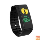 KALOD D1+ 0.96''Color Screen Sleep Tracker with IP67 Waterproof and Fitness GPS Tracker