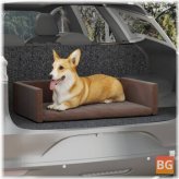 Car Dog Bed Linen - Brown