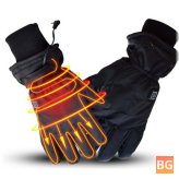 WARMSPACE 3000mAh Electric Heated Gloves Motorcycle Warmer