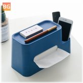 ZHIZAO Tissue Box Storage Rack with integrated tissue box